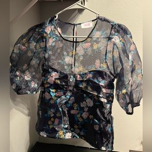 Floral Organza top